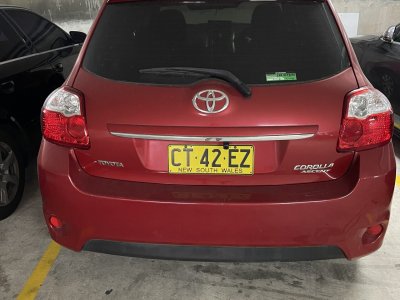 2012 Toyota Corolla Petrol Automatic