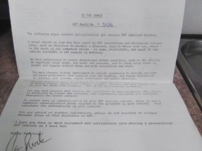 1985 Holden HDT Commodore