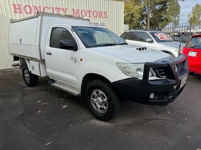 2012 Toyota Hilux KUN26R MY12 SR (4x4) White 5 ...