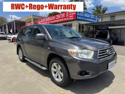 2010 TOYOTA KLUGER KX-R (FWD) 5 SEAT