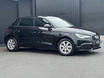 2012 Audi A1 8X MY12 Attraction Sportback S Tronic Black 7 Speed Sports Automatic Dual Clutch