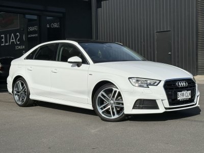 2020 Audi A3 8V MY20 35 TFSI S Tronic S Line Plus White 7 Speed Sports Automatic Dual Clutch Sedan