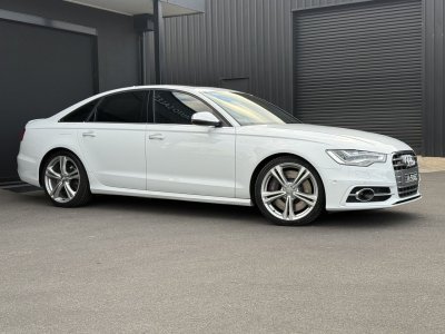2014 Audi S6 4G MY14 S Tronic Quattro White 7 Speed Sports Automatic Dual Clutch Sedan