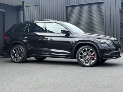 2020 Skoda Kodiaq NS MY20.5 RS DSG Black 7 Speed Sports Automatic Dual Clutch Wagon