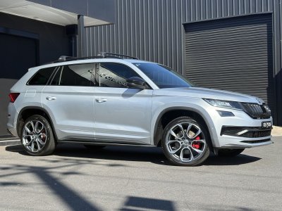 2020 Skoda Kodiaq NS MY21 RS DSG White 7 Speed Sports Automatic Dual Clutch Wagon