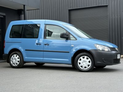 2011 Volkswagen Caddy 2K MY12 TDI250 Wagon Life SWB DSG Startline Blue 7 Speed