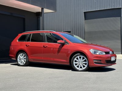2015 Volkswagen Golf VII MY15 103TSI DSG Highline Red 7 Speed Sports Automatic Dual Clutch Wagon