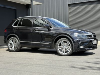 2019 Volkswagen Tiguan 5N MY19.5 132TSI DSG 4MOTION R-Line Edition Black 7 Speed