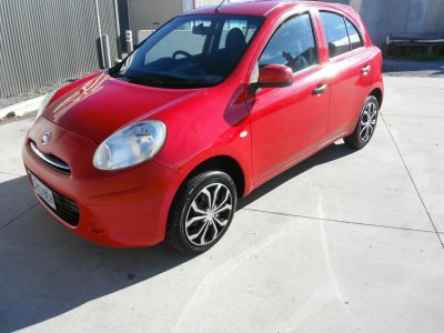 2012 Nissan Micra K13 ST-L Red 5 Speed Manual H...