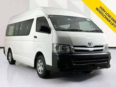 2011 Toyota HIACE KDH223R MY11 UPGRADE COMMUTER 4 SP AUTOMATIC