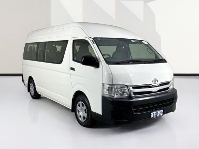 2012 Toyota HIACE KDH223R MY12 UPGRADE COMMUTER 4 SP AUTOMATIC