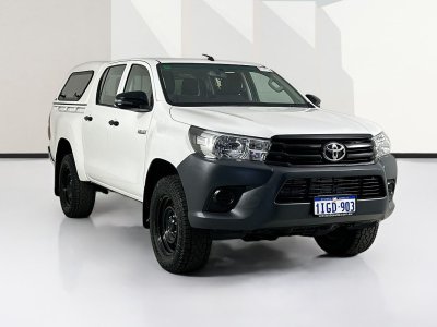 2018 Toyota HILUX GUN125R MY17 WORKMATE (4x4) 6 SP AUTOMATIC