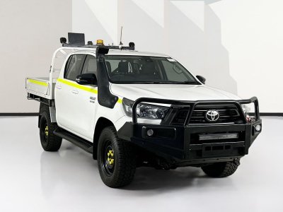 2022 Toyota HILUX GUN126R SR (4x4) STEEL WHEELS 6 SP AUTOMATIC