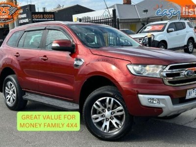 2018 FORD EVEREST TREND UA MY18