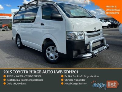 2015 TOYOTA HIACE LONG WHEELBASE KDH201R