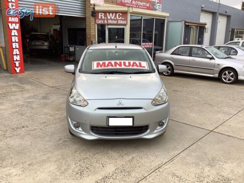2014 Mitsubishi Mirage LA ES Hatchback Manual