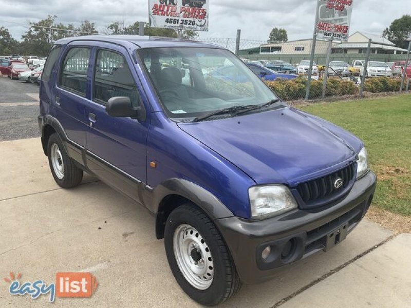2002 Daihatsu Terios Wagon Manual