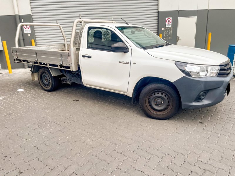 2021 Toyota Hilux 8Gen Tray Back Ute with Drop Sides Rent to Own from 247.50 (subject to T&Cs)