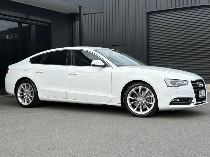 2013 Audi A5 8T MY13 Sportback S Tronic Quattro White 7 Speed Sports Automatic Dual Clutch Hatchback