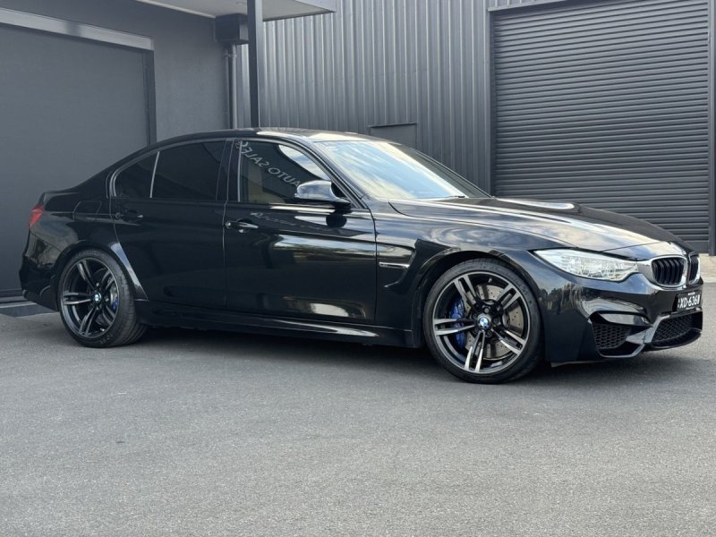 2015 BMW M3 F80 M-DCT Black 7 Speed Sports Automatic Dual Clutch Sedan