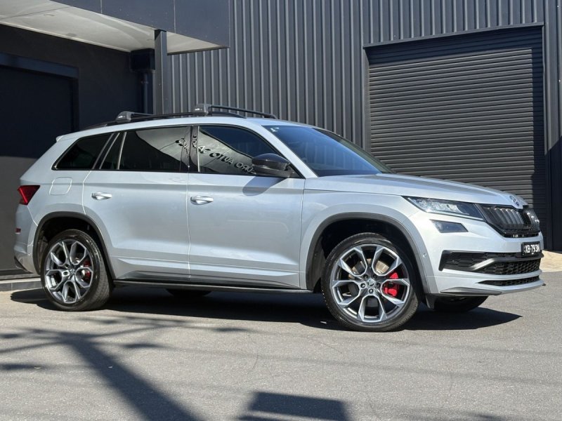 2020 Skoda Kodiaq NS MY21 RS DSG White 7 Speed Sports Automatic Dual Clutch Wagon
