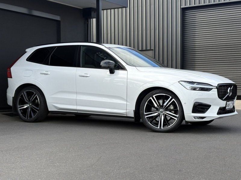2020 Volvo XC60 UZ MY21 T6 AWD R-Design White 8 Speed Sports Automatic Wagon