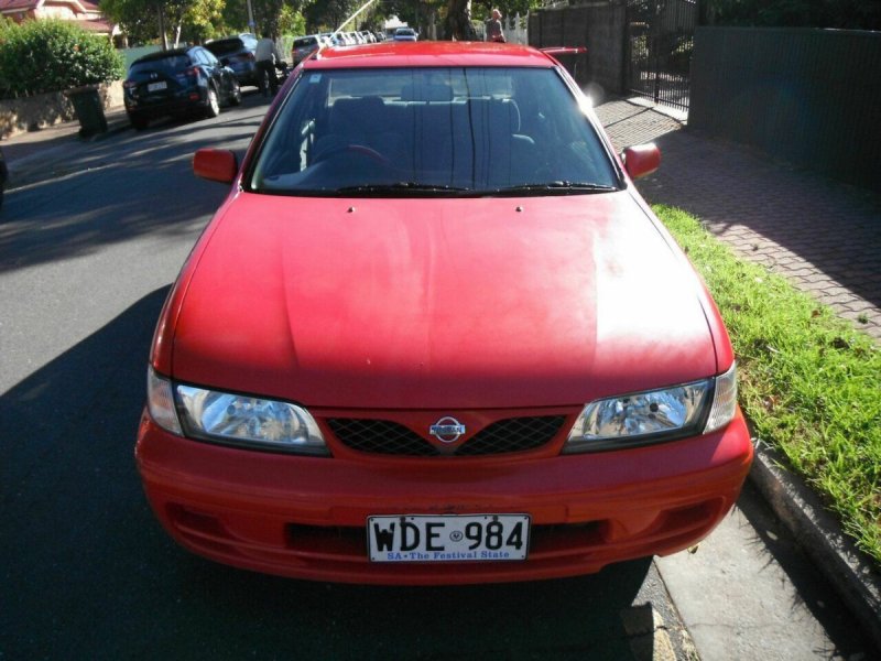 1998 Nissan Pulsar LX Red 4 Speed Automatic Sedan