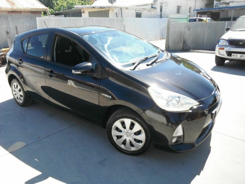 2012 Toyota Prius c NHP10R Hybrid Black Continu...