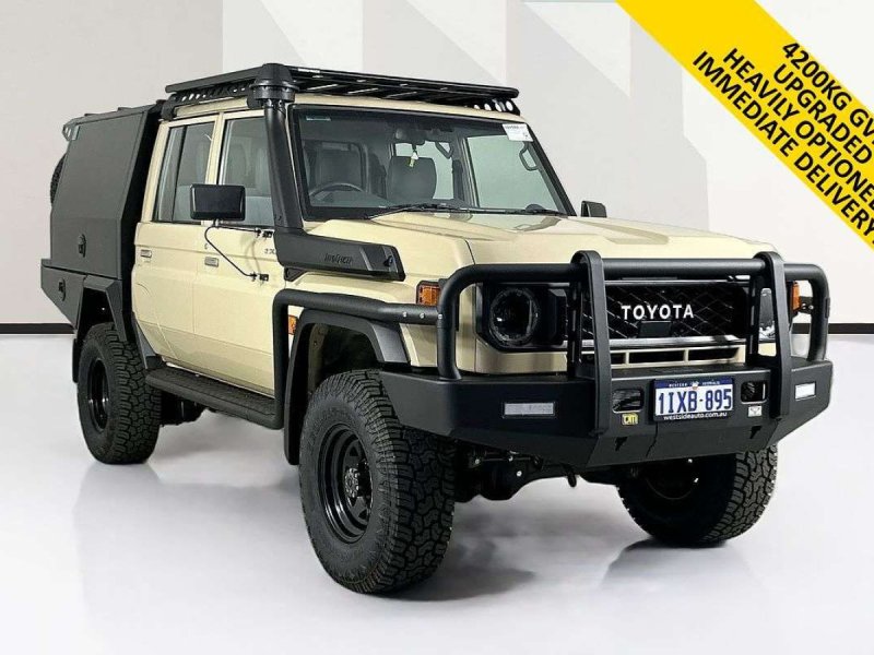 2025 Toyota LANDCRUISER 70 SERIES GDJL79R LC79 GXL + DIFF LOCKS 6 SP AUTOMATIC