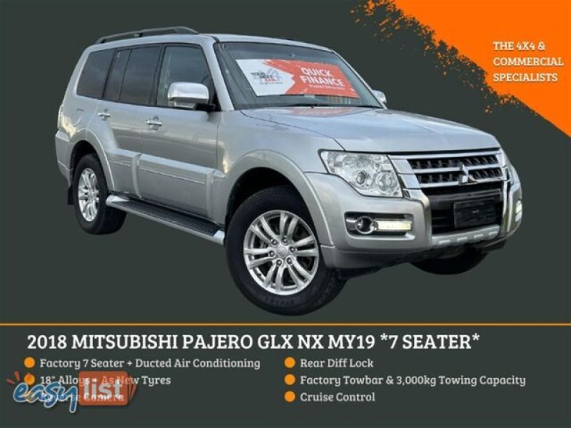 2018 MITSUBISHI PAJERO GLX NX MY19